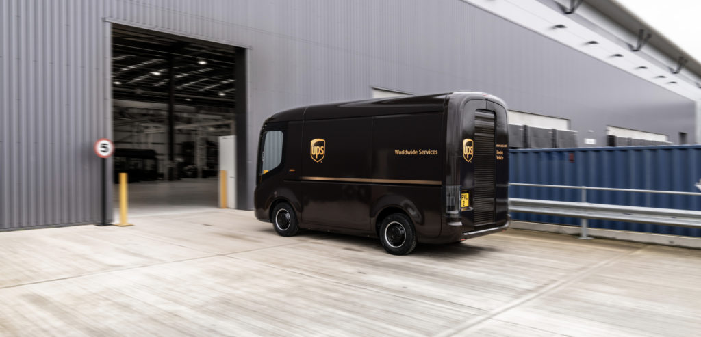 Nuovo furgone Arrival per UPS